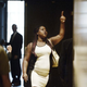 Erica Garner, the daughter of Eric Garner, who was choked to death by a police officer on Staten Island, N.Y., asks to speak with President Barack Obama outside a town hall hosted by ABC to engage directly with officers, parents, students, community leaders and families on issues of trust and safety July 14, 2016, in Washington, D.C.
OLIVIER DOULIERY-POOL/GETTY IMAGES